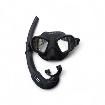 KIT MERGULHO SEASUB SNIPER PRETO