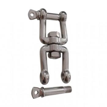 MANILHA RETA DESTORCEDOR DUPLO INOX