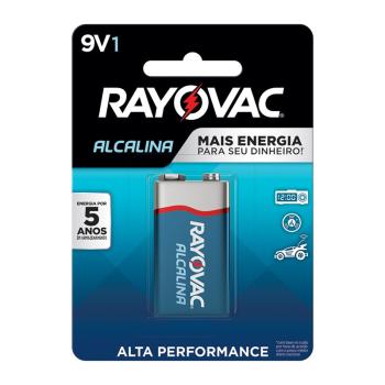 BATERIA ALCALINA 9V RAYOVAC