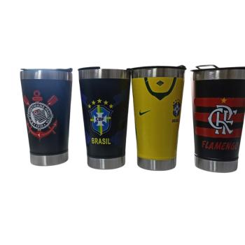 COPO TERMICO TIMES/SELECAO 600ML