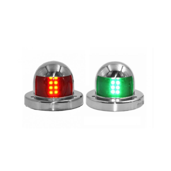 LUZ DE NAVEGACAO BB/BE INOX LED 1W 12V C/2