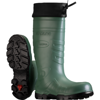 BOTA SUPERLEVE NAUTICA BASPAN PU VERDE C/FORO