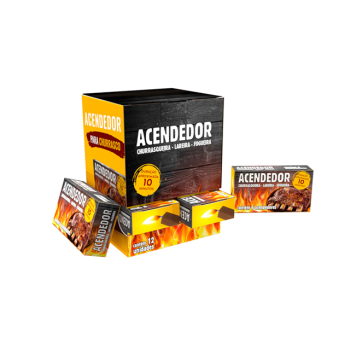 INICIADOR DE FOGO VELA PARAFINA C/6