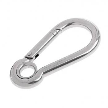 MOSQUETAO INOX C/OLHAL