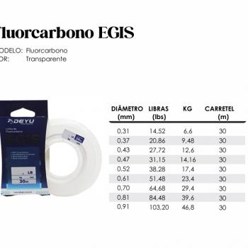 LINHA FLUORCARBON DEYU EGIS 30M
