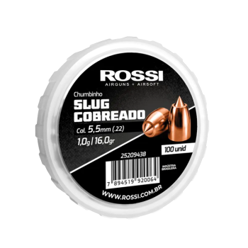 CHUMBINHO ROSSI SLUG COBREADO 5.5 C/100