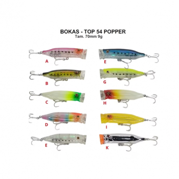 ISCA CAPITAO HOOK TOP54 BOKAS 9G 7CM