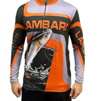 CAMISETA ORO ML REF.242 LAMBARI UV50+ C/ZIPER