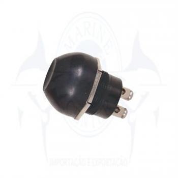 BOTAO PARA BUZINA 12V PROTETOR DE BORRACHA