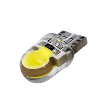 LAMPADA 12V LED T10 COB GEL BRANCO