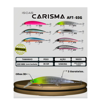 ISCA ARTEMIS CARISMA AFT-03G 36G 13CM