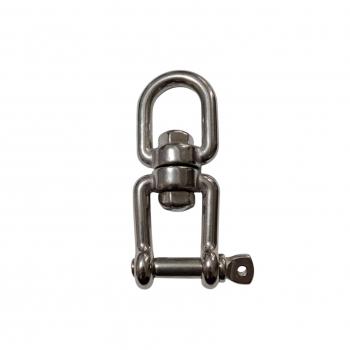 MANILHA DUPLA INOX DESTORCEDOR 8MM ABERTO/FECHADO