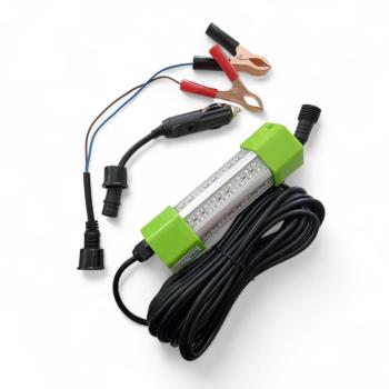 LUZ SUBAQUATICA PORTATIL VERDE 130W 12V