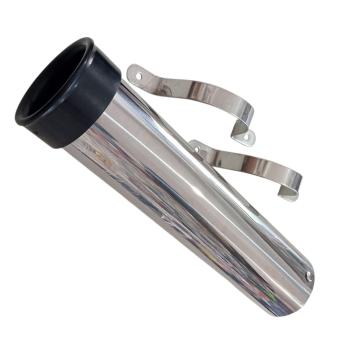 PORTA VARA BARCO INOX RETO PRETO