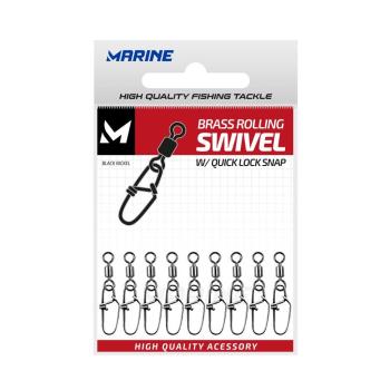 GIRADOR MARINE RQS QUICK LOCK BLACK SWIVEL