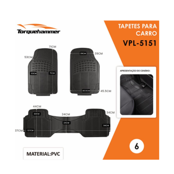 TAPETE PARA CARRO KIT VPL-5151