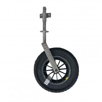 RODA BOBA INOX PNEU MACICO