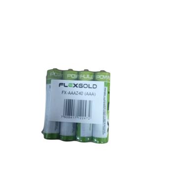 PILHA AAA FLEXGOLD FX-AAAZ40 C/4