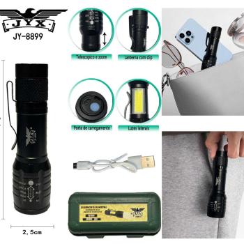 LANTERNA REC JYX JY-8899 Q5 USB MINI*