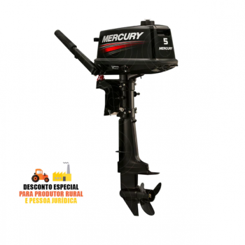 MOTOR DE POPA MERCURY 2T 5HP ML JAPAO