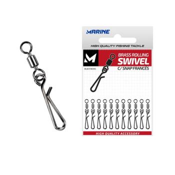 GIRADOR MARINE QUICK LOCK BLACK SWIVEL SNAP FRANCES