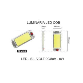 LUMINARIA LED 12/24V P7 CORTESIA PEQUENA ON/OFF
