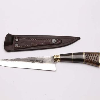 FACA ARTESANAL GAUCHA CABO TRABALHADO 1007TS