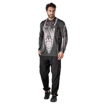 CAMISETA ORO ML REF.244 CAIAQUE VERDE UV50+ C/ZIPER