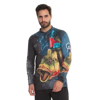 CAMISETA ORO ML REF.229 TUCUNARE UV50+ C/ ZIP