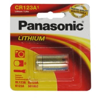 PILHA CR123A PANASONIC LITHIUM