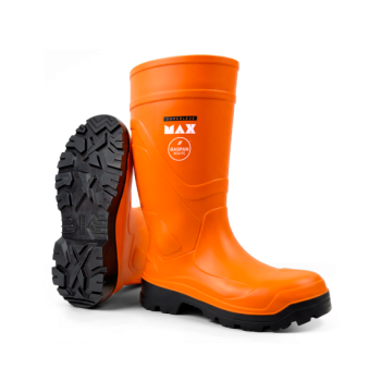 BOTA SUPERLEVE MAX BASPAN LARANJA C/FORO