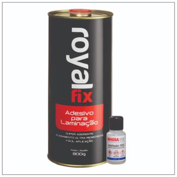 RESINA FIBRA VIDRO KIT ROYAL FIX 800GR