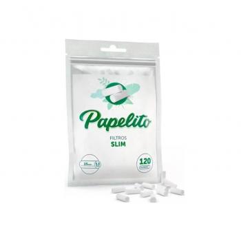 Filtro Papelito - Slim  tamanho 15mm x 5,3mm (contém 120 filtros)