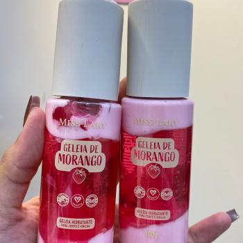 Geleia Hidratante Corpo e Virilha Morango Miss Lary