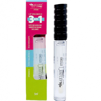 gloss lip volumoso 3em1 cor300  maxlove