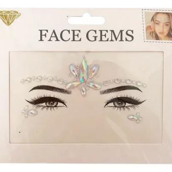 ADESIVO FACIAL FACE GEMS REAL LOVE