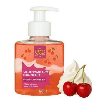 Gel Aromatizante Para Virilha Cereja com CHantilly Super Poderes