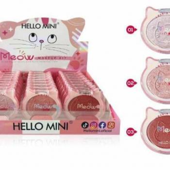 Meow Face Blush Hello Mini 03