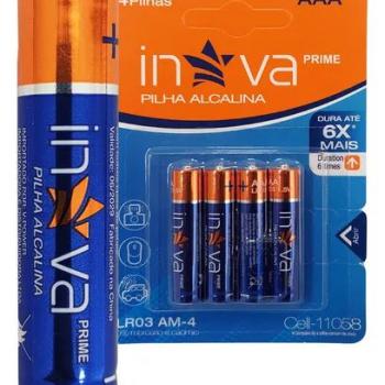 Pilha palito c/ 04 uni Inova