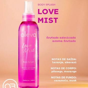 Body Splash Love Mist Aleva