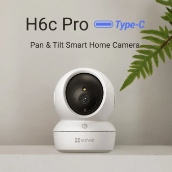 Câmera de vigilância Ezviz H6c Pro 2k 3mp White Dome