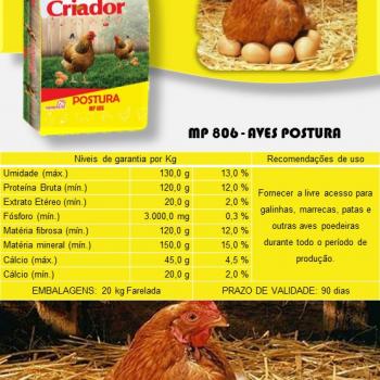 MP 806 POST CRIADOR  20 KG - F