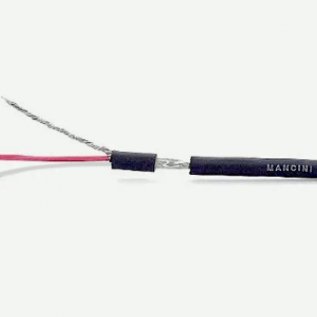CABO DE MICROFONE STEREO 2X014MM PRETO MANCINI