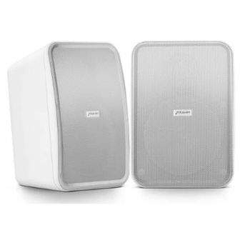 PAR CAIXA ACUSTICA FRAHM HS 5 BRANCA OUTDOOR - 120W
