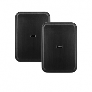 PAR CAIXA ACUSTICA FRAHM HS 6 PRETA OUTDOOR - 140W