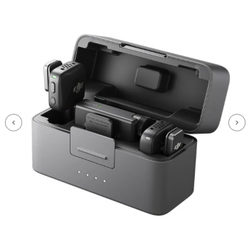 Microfone DJI Mic Mini (2 TX Microfone + 1 RX Receptor + 1 Case de carregamento) BR - DJI126