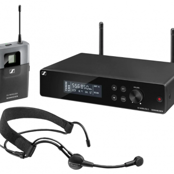 SISTEMA DE MICROFONE SENNHEISER HEADSET SEM FIO XSW2-ME3-A