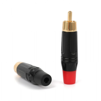 CONECTOR RCA MACHO GOLD PRATT