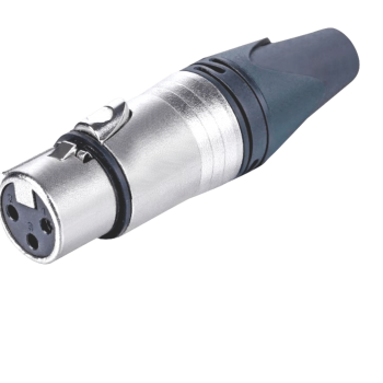 CONECTOR XLR 3 PINOS FEMEA PRATT