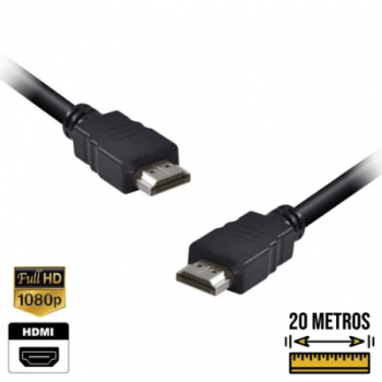 Cabo HDMI X HDMI - v.1.4 - 20 metros